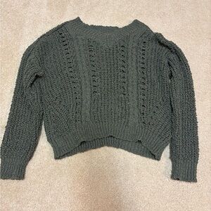 Altar'd State Charcoal Knit Sweater